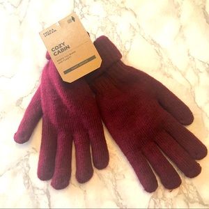 Field & Stream Women's Cabin Gloves - Wine Red